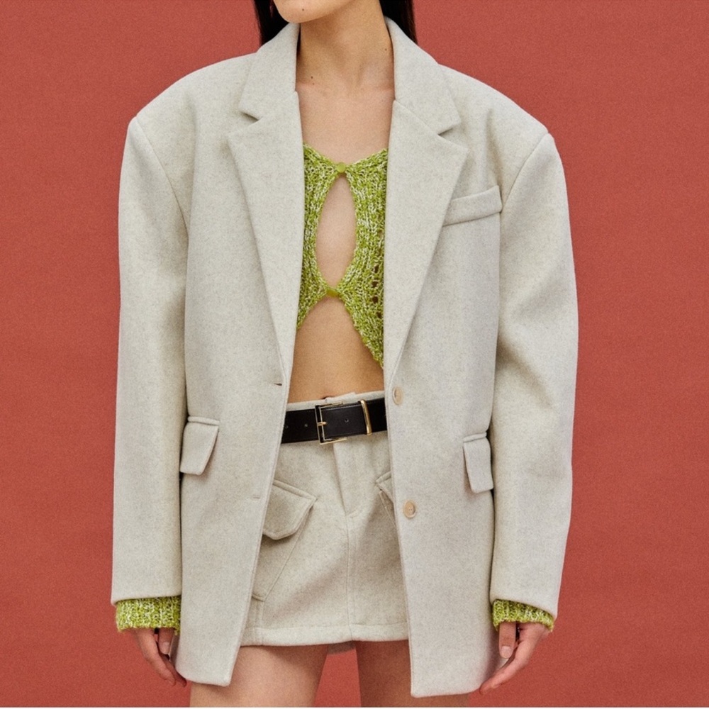 Source Unknown Blazer Skirt Set